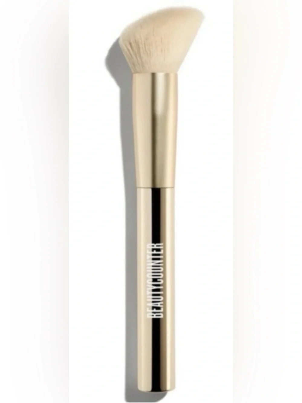 beautycounter Cream Bronzer Brush -Luxe Metallic Handle NIB